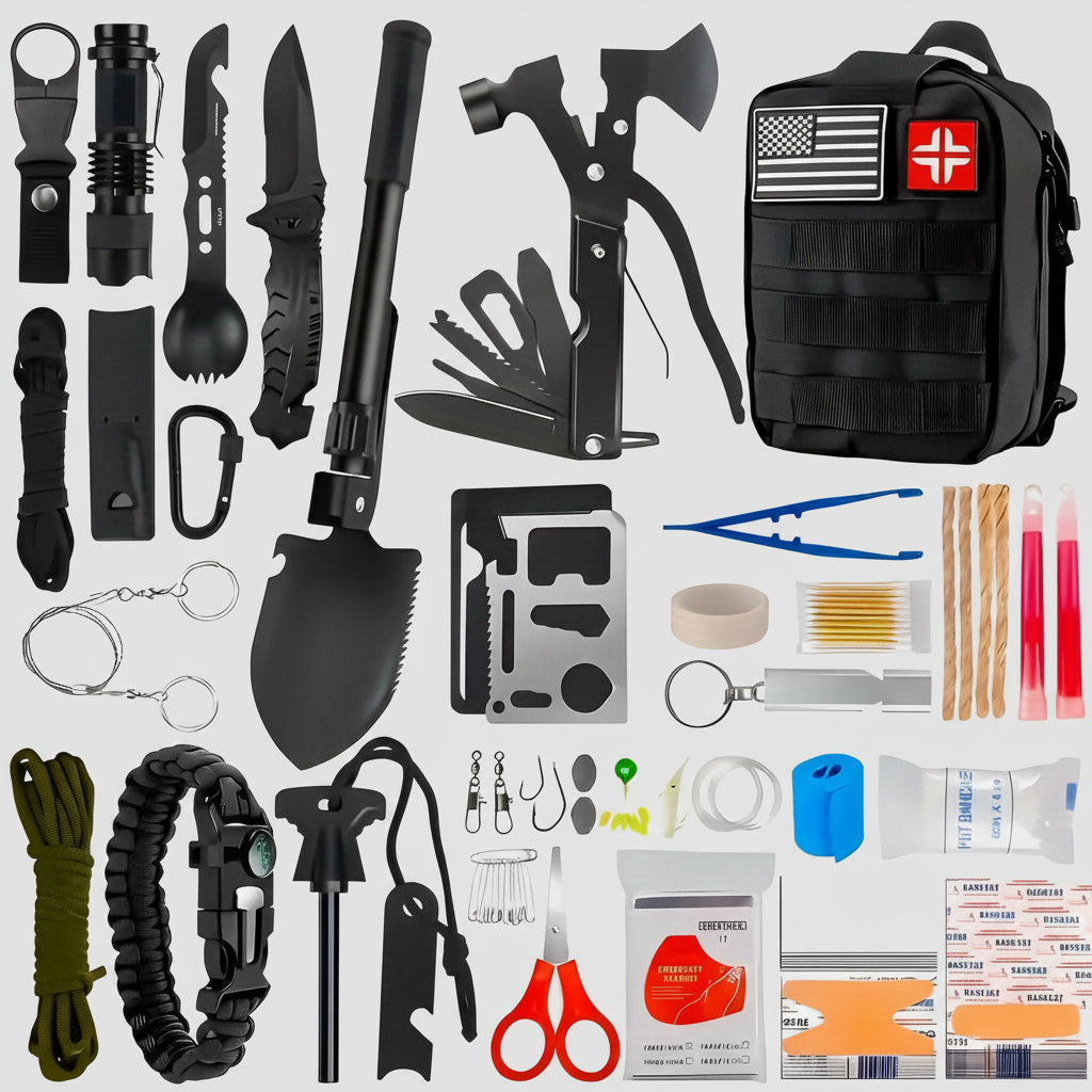 Tactical Survival Gear Backpack Multi Tool