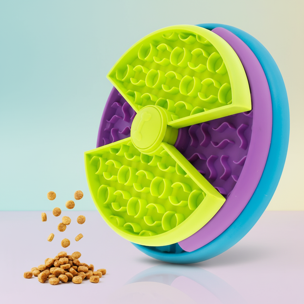 Slow Feeder Dog Bowl Interactive Puzzle Food