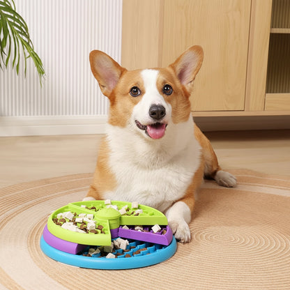 Slow Feeder Dog Bowl Interactive Puzzle Food