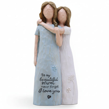 Mothers Day Figurine Mom Daughter Love