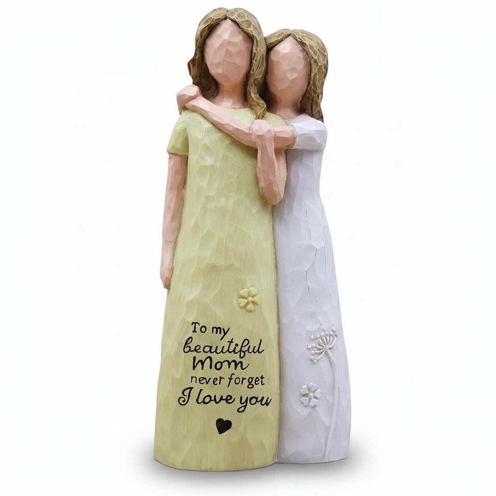 Mothers Day Figurine Mom Daughter Love