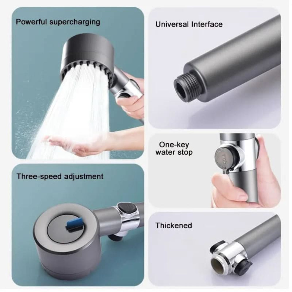 Filtered Water Shower Head Adjustable Spray