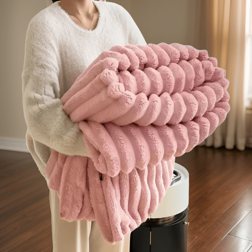 Fleece Throw Blanket Soft Cozy Plush Large
