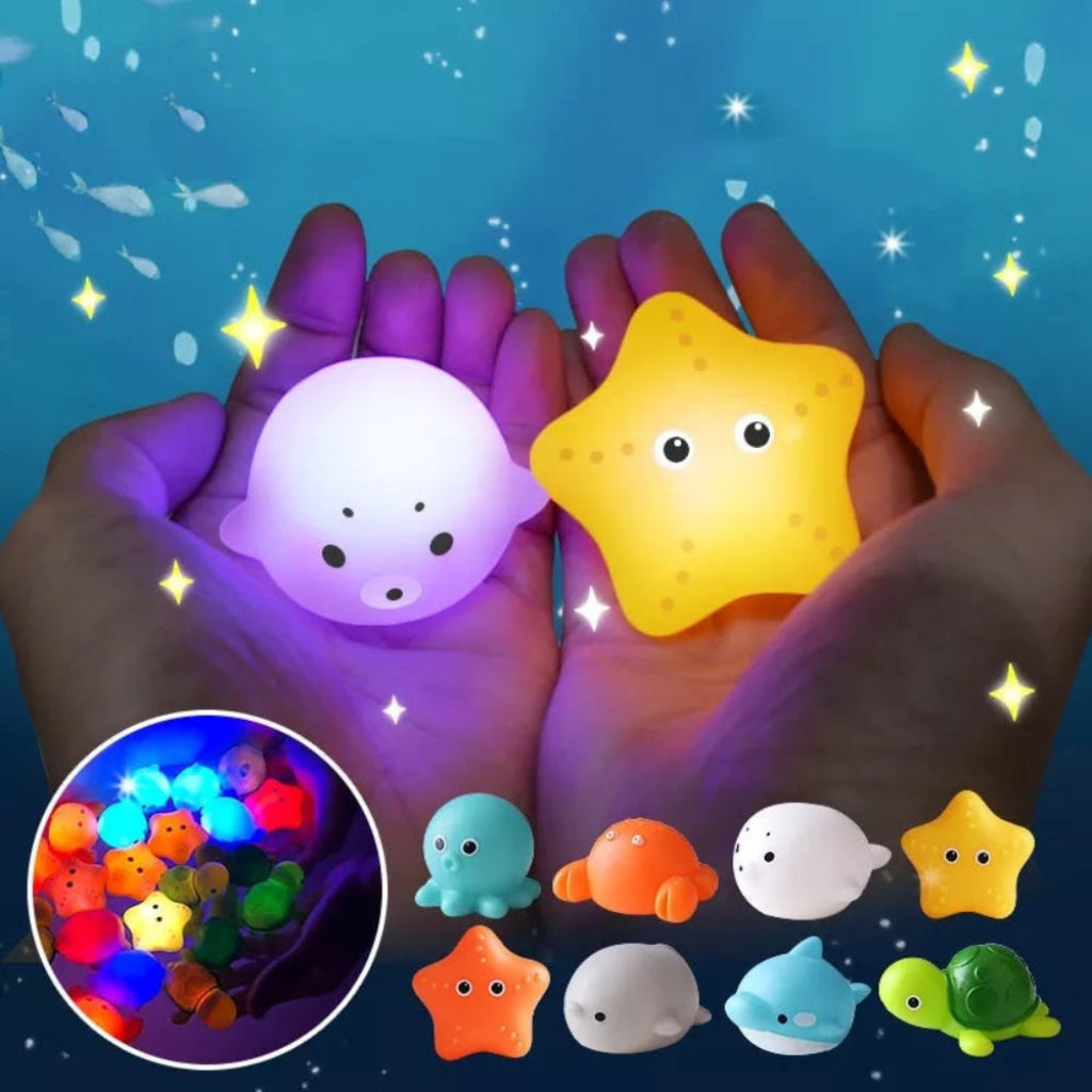 Floating Interactive Bath Toys Light Up Fun