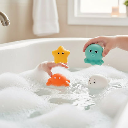 Floating Interactive Bath Toys Light Up Fun