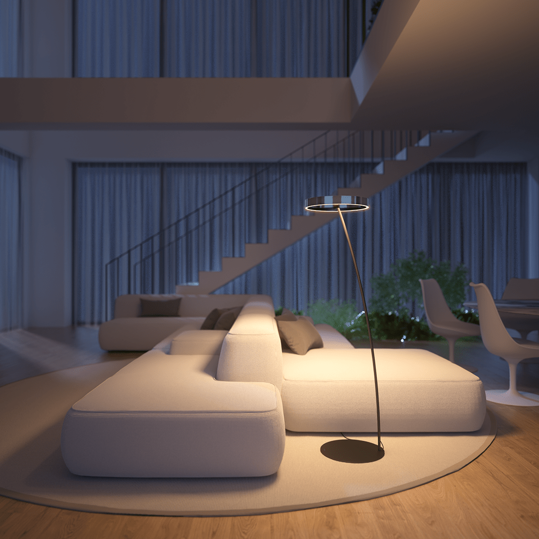 Floor Lamp LED Lighting Remote Control