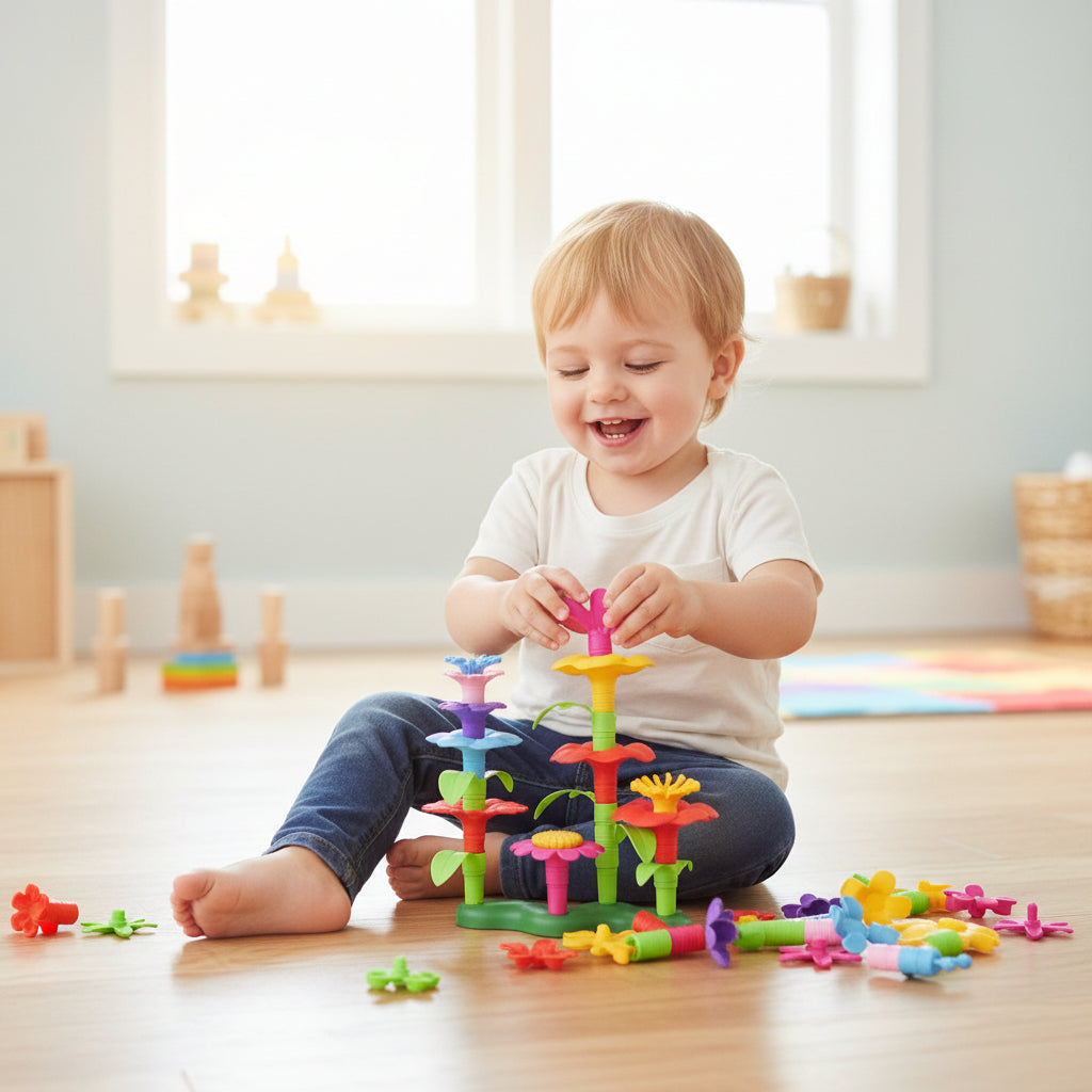 Flower Building Toy Creative Play