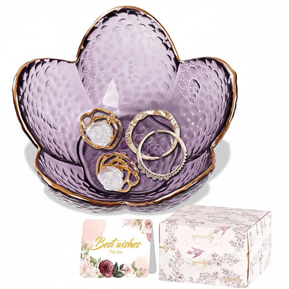 Mothers Day Flower Jewelry Dish Ceramic Ring