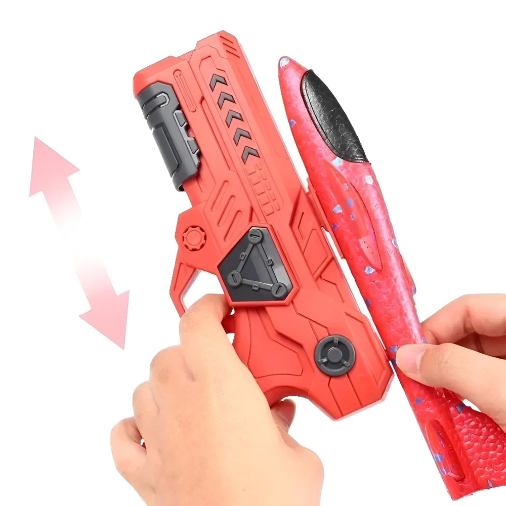 Airplane Launcher Toy Kids Outdoor Foam