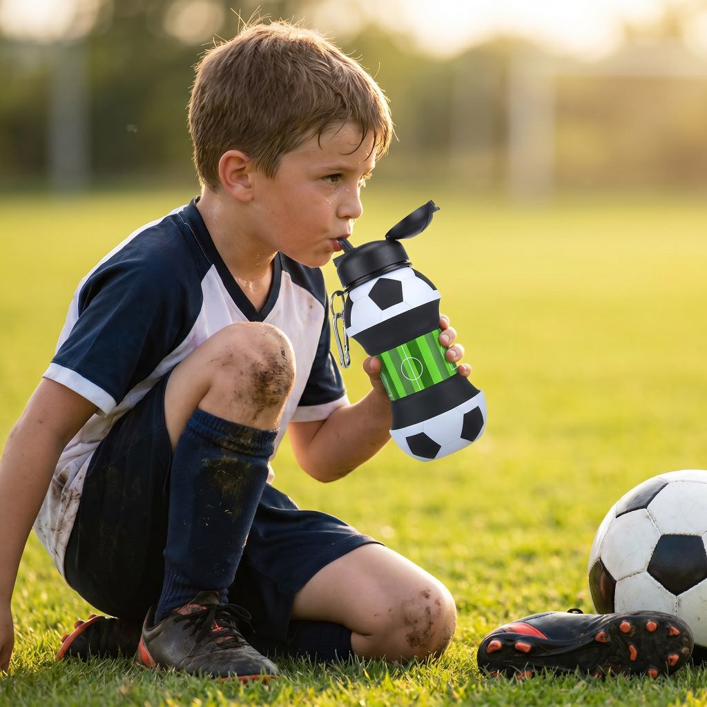 Foldable Collapsible Leak Proof Water Bottle