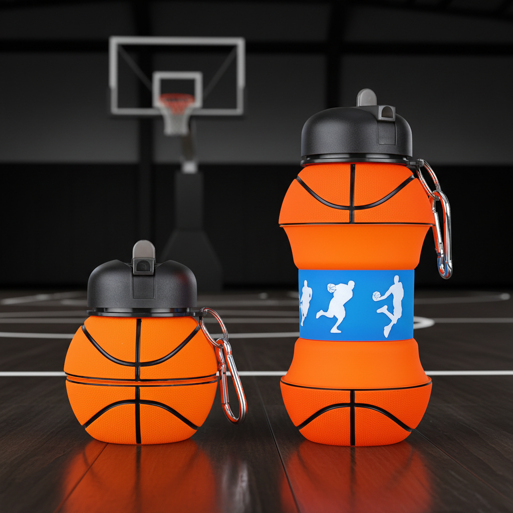 Foldable Collapsible Leak Proof Water Bottle