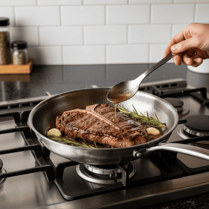 Frying Pan Stainless Steel Titanium Non