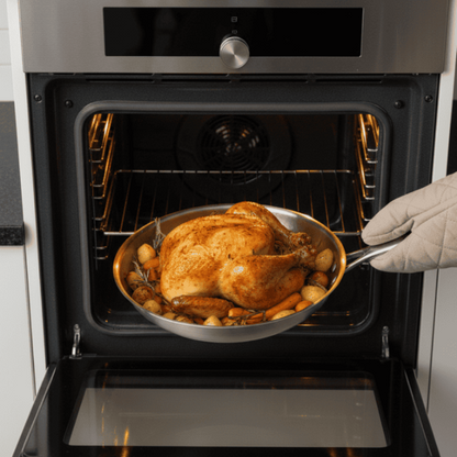 Frying Pan Stainless Steel Titanium Non