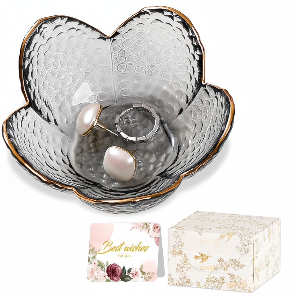 Mothers Day Flower Jewelry Dish Ceramic Ring