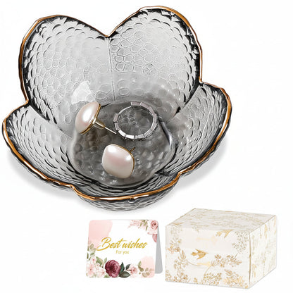 Mothers Day Flower Jewelry Dish Ceramic Ring