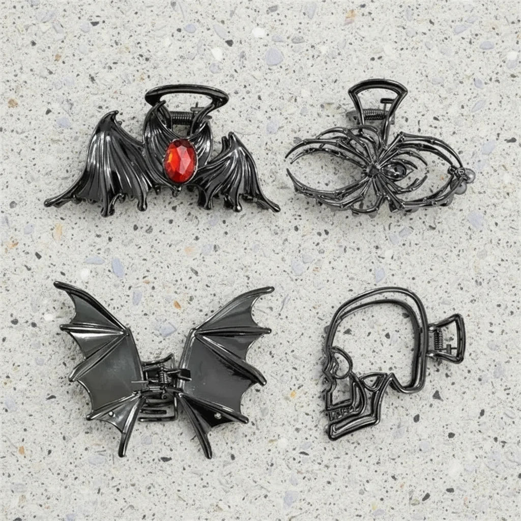 Halloween Accessories Hair Clips Spider Bat