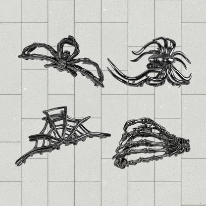 Halloween Accessories Hair Clips Spider Bat