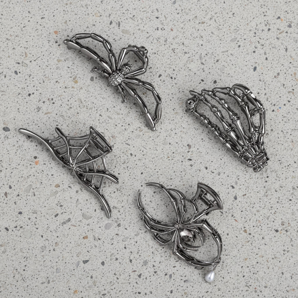 Halloween Accessories Hair Clips Spider Bat
