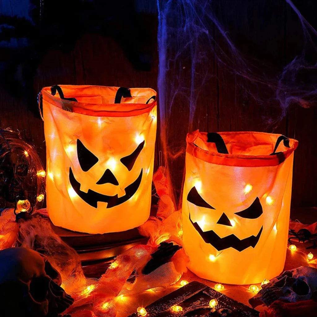Halloween Accessories LED Light Reusable Bag