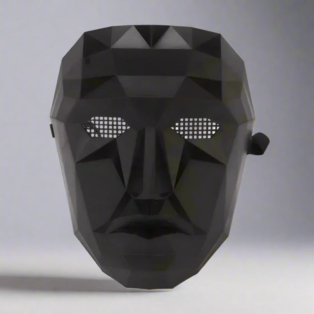 Halloween Costume Adult Guard Mask Jumpsuit