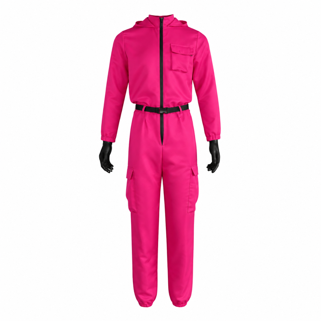Halloween Costumes Hooded Jumpsuit Mask