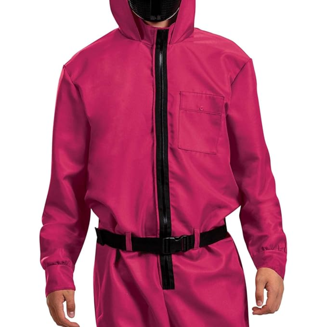 Halloween Costumes Hooded Jumpsuit Mask