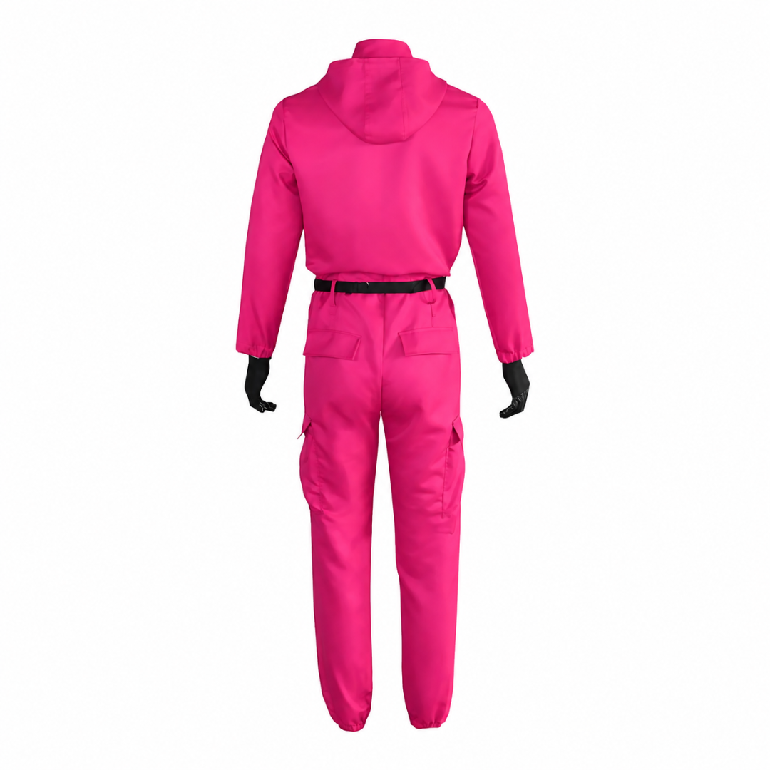 Halloween Costumes Hooded Jumpsuit Mask