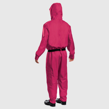 Halloween Costume Jumpsuit Mask Party Outfit