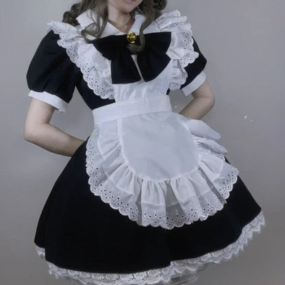 Halloween Costumes Adult Gothic Maid Dress