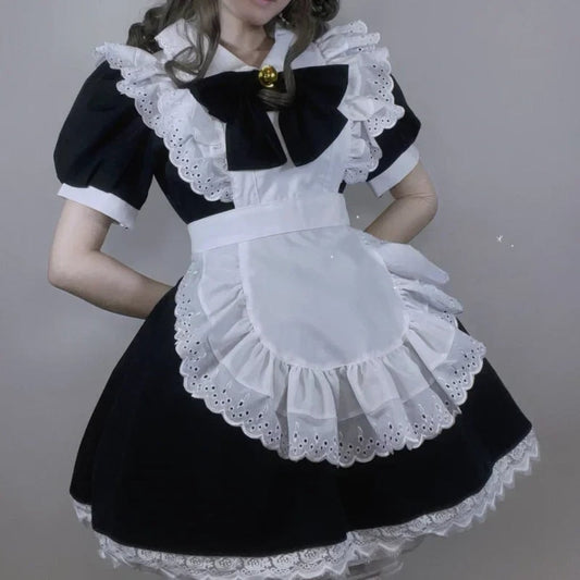 Halloween Costumes Adult Gothic Maid Dress