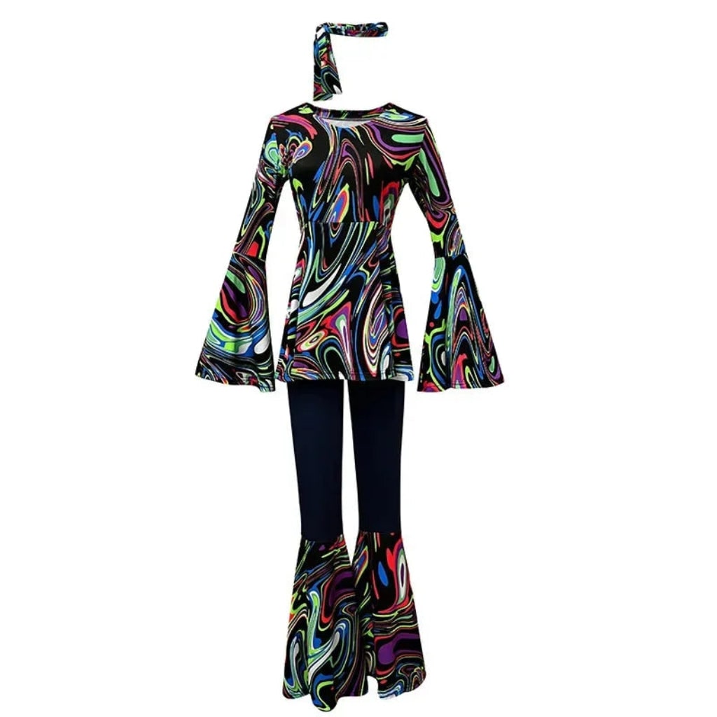Halloween Costumes Adult Retro Hippie Bell