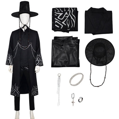 Halloween Costume Korean Hanbok Cosplay