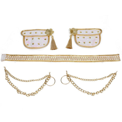 Halloween Costumes Girls Gold Dance Costume