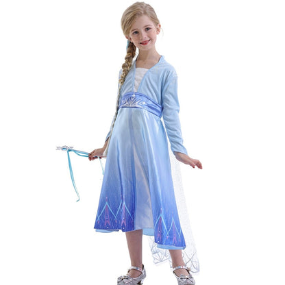 Halloween Costumes Girls Ice Princess Dress