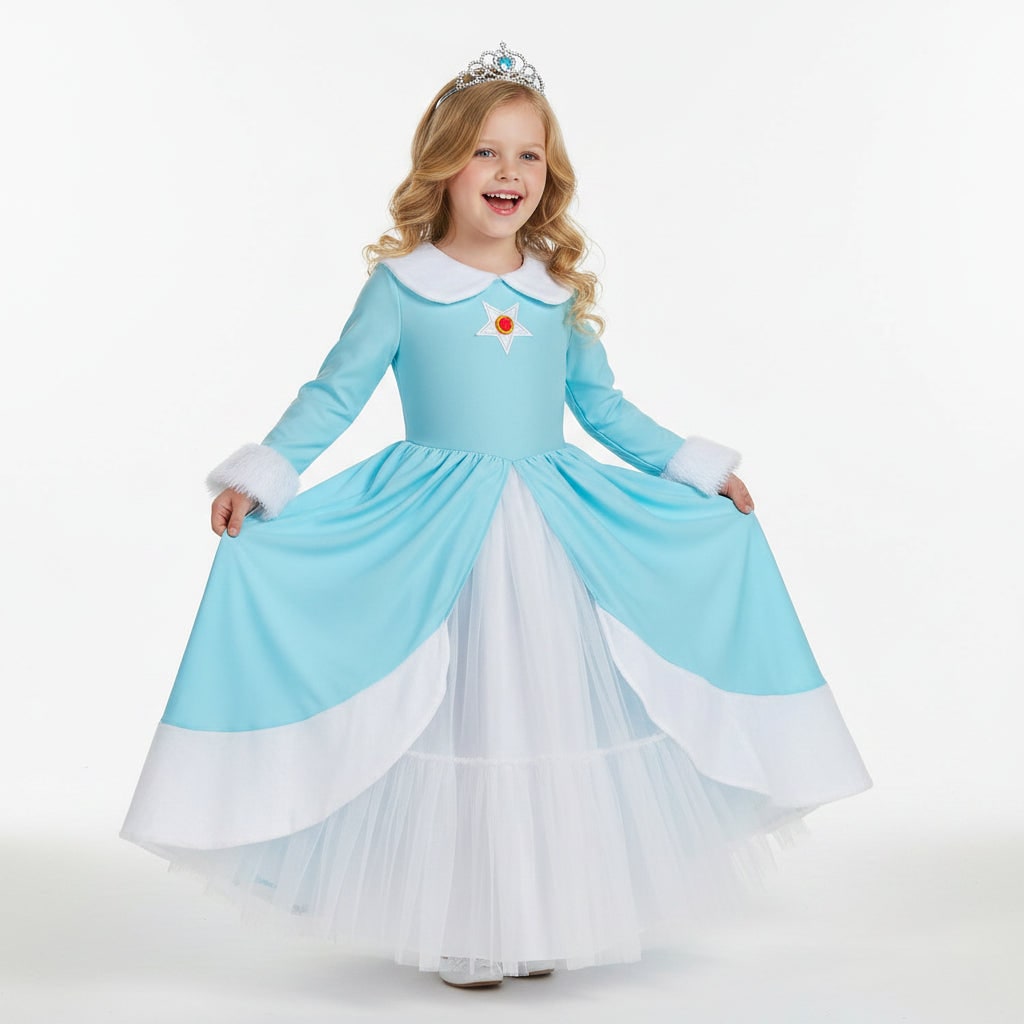 Halloween Costumes Girls Ice Princess Dress