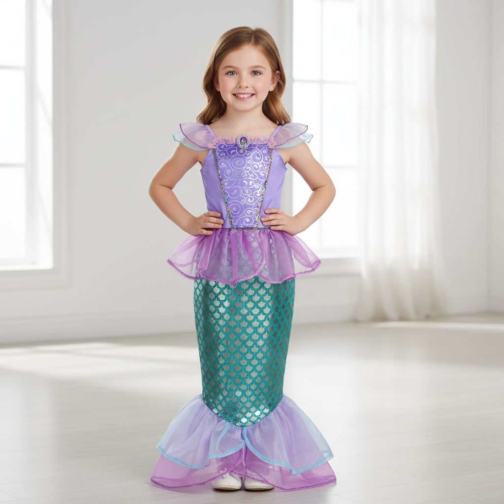 Halloween Costumes Girls Mermaid Dress