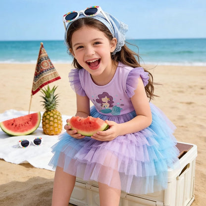 Halloween Costumes Girls Mermaid Tutu Dress