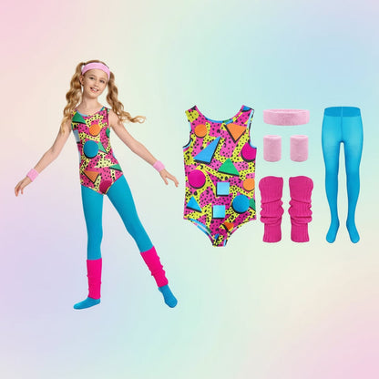 Halloween Costumes Girls Retro Fitness