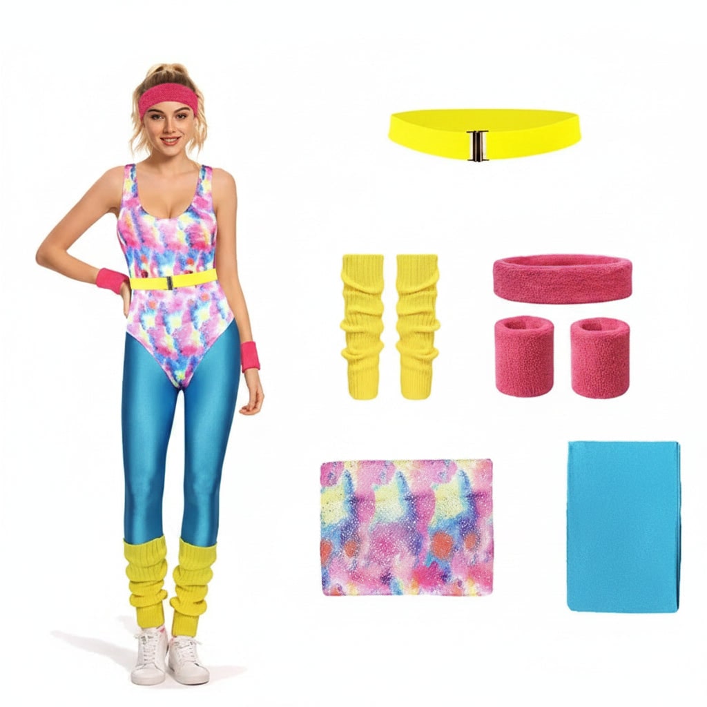 Halloween Costumes Girls Retro Fitness