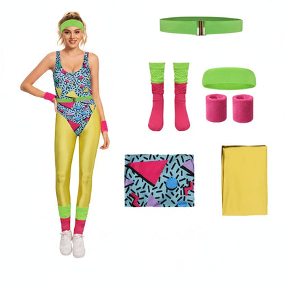 Halloween Costumes Girls Retro Fitness