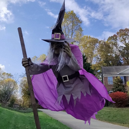 Halloween Costumes Hanging Witch Yard