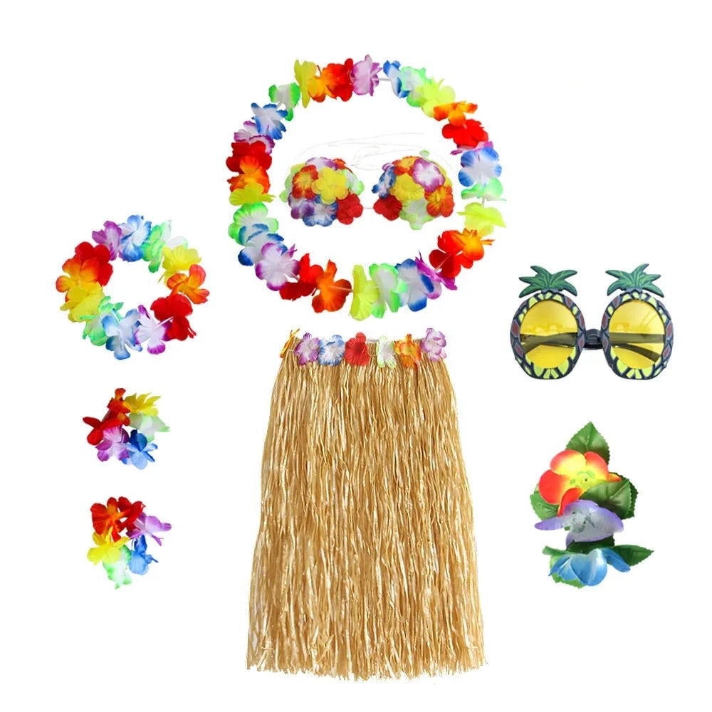 Halloween Costumes Hawaiian Hula Party