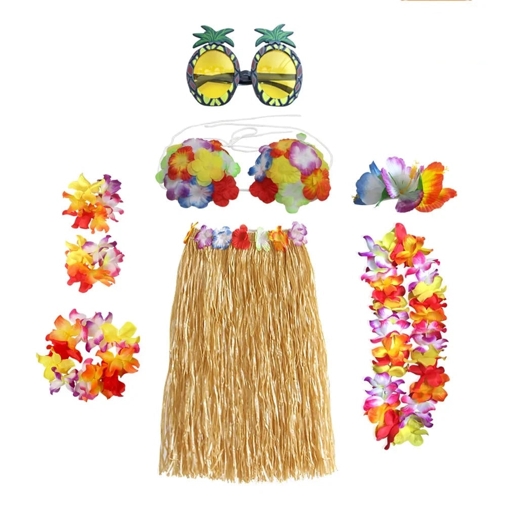 Halloween Costumes Hawaiian Hula Party