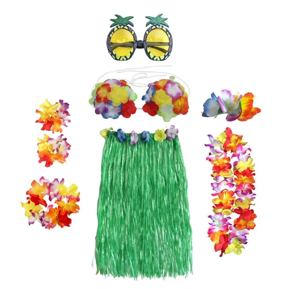 Halloween Costumes Hawaiian Hula Party