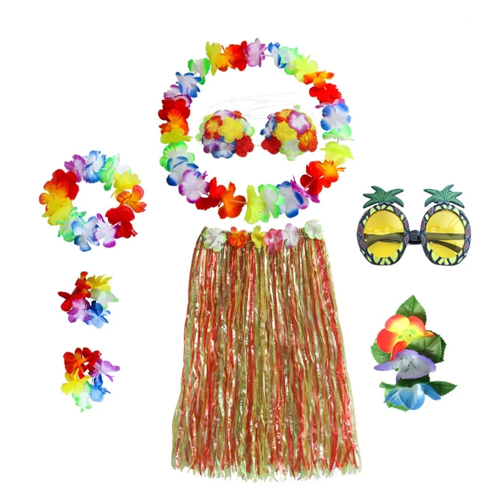 Halloween Costumes Hawaiian Hula Party
