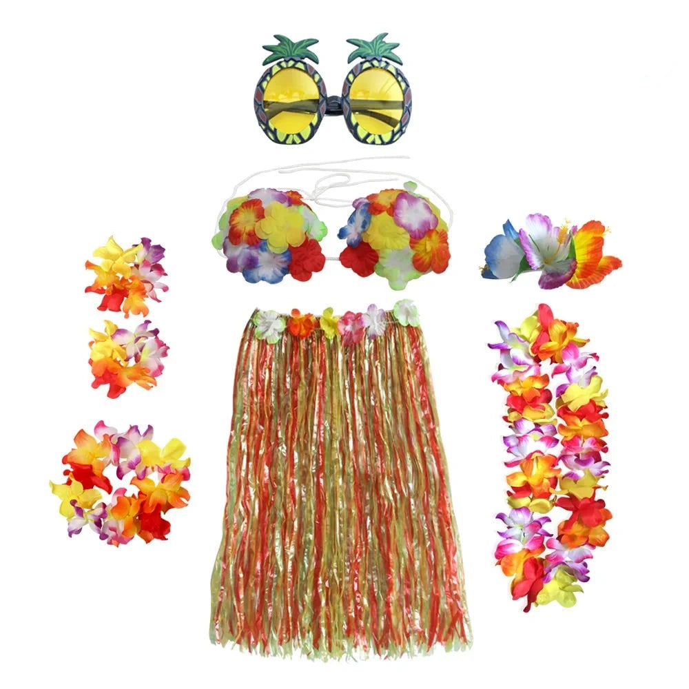 Halloween Costumes Hawaiian Hula Party
