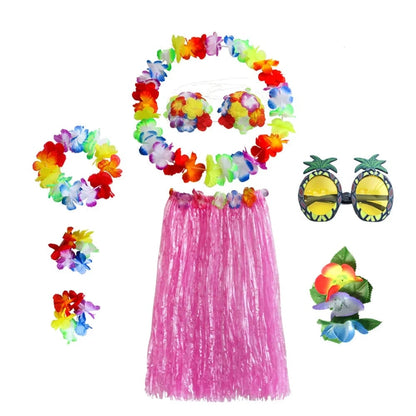 Halloween Costumes Hawaiian Hula Party