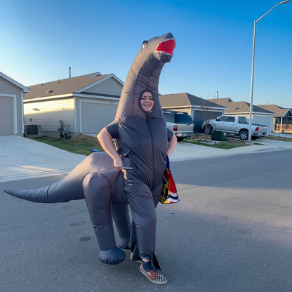 Halloween Costumes Inflatable Dinosaur Funny