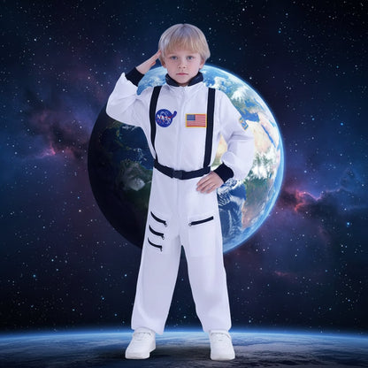 Halloween Costumes Kids Astronaut Jumpsuit