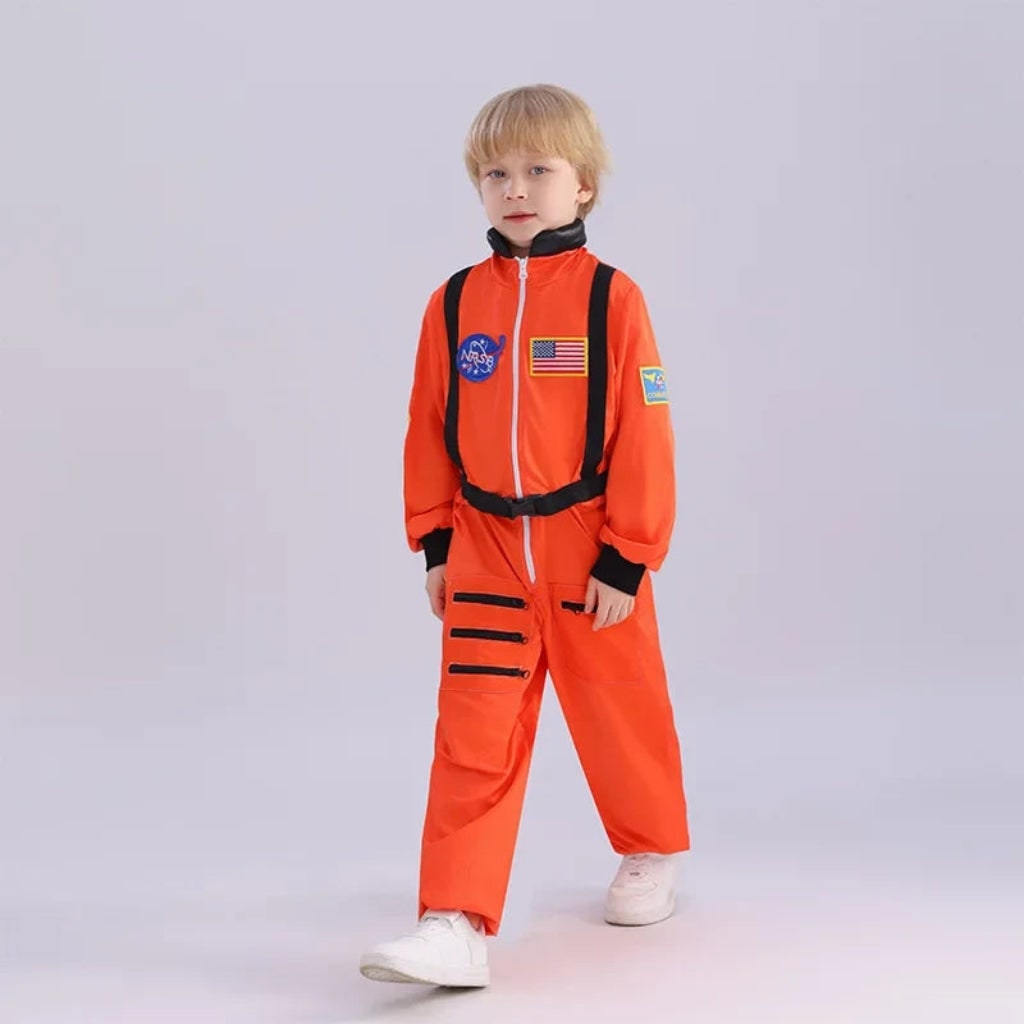 Halloween Costumes Kids Astronaut Jumpsuit